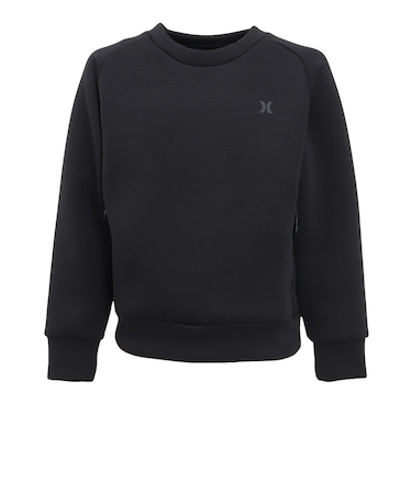 ハーレー（HURLEY）ボーイズ ファントム スウェット クルー BCFL242001-BLK