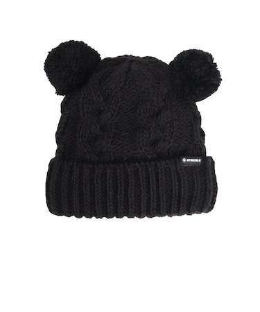 キッズ ベアー ニット帽 ST24FB0053 BLK