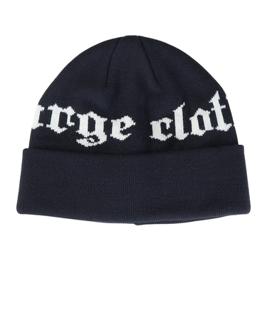 エクストララージ（XLARGE）OLD ENGLISH ロゴ CUFF ビーニー 101244051007-NAVY