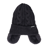 キッズ 耳つきニット帽 ST24FB0051 BLK