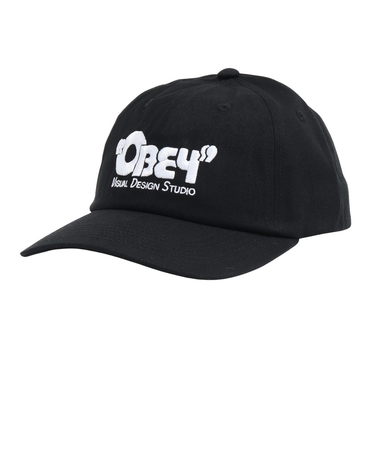 オベイ（OBEY）VISUAL デザイン 5 PANE キャップ 100580401BLK