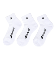 バボラ（BABOLAT）テニス ソックス CLUB SHORT SOCKS 3足組 BUS4815C WH00
