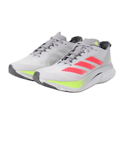 アディダス（adidas）ランニングシューズ アディゼロボストン12 W グレー JI4473 スニーカー トレーニング マラソン 部活 フィット性 安定性