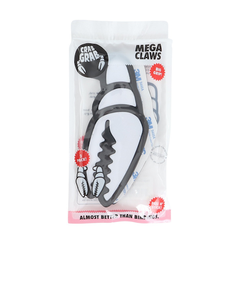 クラブグラブ（CRABGRAB）デッキパッド 24-201 MEGA CLAWS 2個入り WHT/OS/2700