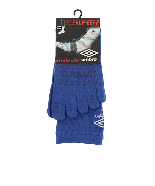 アンブロ(UMBRO)サッカー ソックス 靴下 5フィンガーショートストッキング UAS8622 BLU30 28-30cm