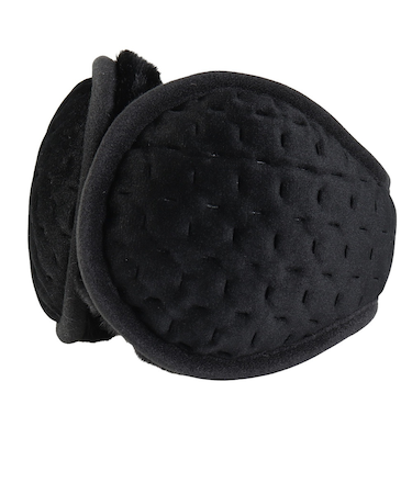 クー（Coo.）高周波ブロック柄 イヤーマッフル 900CO4II0002 BLK