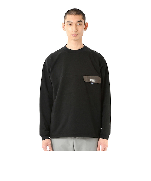 ニューバランス（new balance）OUTDOOR ライトスウェットプルオーバー AMT45737BK