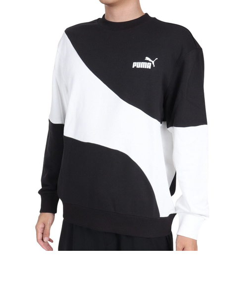プーマ(PUMA)トレーナー POWER キャット クルー スウェット 678372 01 BLK