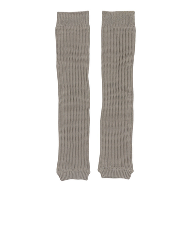 婦人美温活 よもぎ蒸し リブ レッグウォーマー 4245-81M BEG グレー