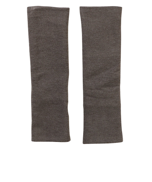 スタイリング満足 美温活 湯たんぽ心地 ロングウォーマー 無地 レッグウォーマー 32cm 4245-84M BRN 茶色