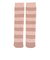 スタイリング満足 美温活 おふとん心地 ルームソックス 靴下 ボーダー柄 60cm 防寒対策 4245-88M PNK ピンク 22cm