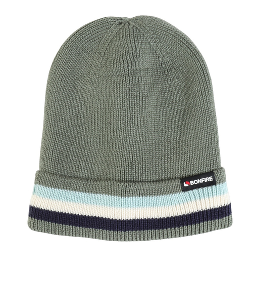ボンファイア（Bonfire）帽子 カフ ニット ボーダー 60BNF4FDW2351 TRQ