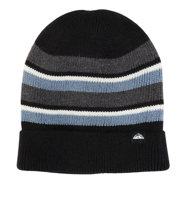 ボンファイア（Bonfire）帽子 ベーシック ボーダー ニット 60BNF4FDW2352 BLK