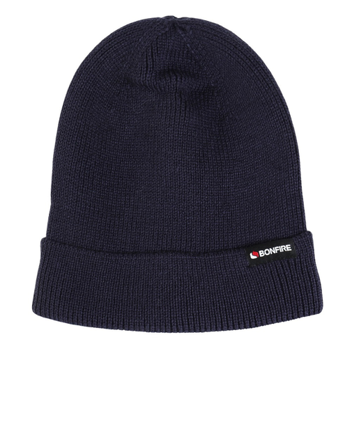 ボンファイア（Bonfire）帽子 plain ニット ハット 60BNF4FDW2350 NVY