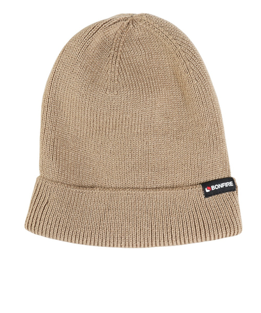 ボンファイア（Bonfire）帽子 plain ニット ハット 60BNF4FDW2350 BEG