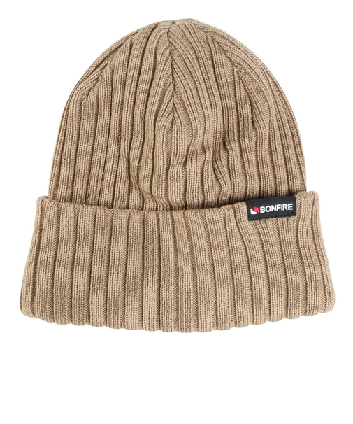 BonFire（ボンファイアー）帽子 plain ニット ハット 60BNF4FDW2353 BEG