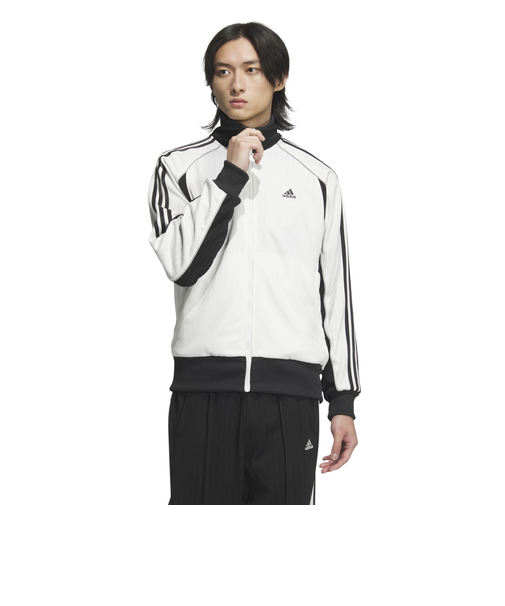 アディダス（adidas）Byd3s ルーズフィット ジャカードニット トラックトップ KWX93-JG8580