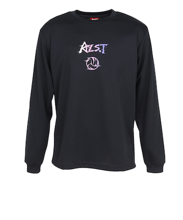 バレーボールウェア 長袖ドライ Tシャツ スピードグラデーション ロゴ VB24TS16-05