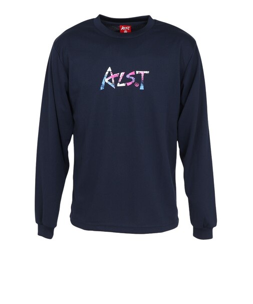 バレーボールウェア 長袖ドライ Tシャツ グランジ ロゴ VB24TS15-41