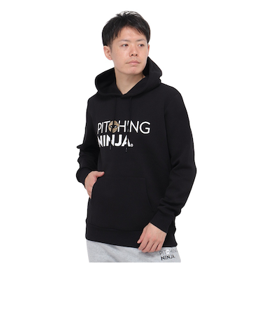 PITCHING NINJA（PITCHING NINJA ）ピッチングニンジャ 野球ウェア フーディー OT0624FW0002-BLK