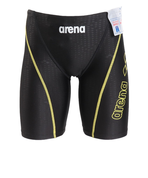 アリーナ（ARENA）水着 メンズ 水泳 アクアエクサ フィットネススパッツ ハーフレッグ LAR-4300 BKYL