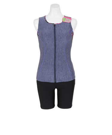 アリーナ（ARENA）フィットネス水着 レディース 水泳 フィットネスセパレーツ AS4FWF41W NVBK