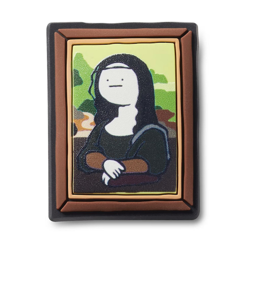 クロックス（crocs）ジビッツ チャーム 真顔絵画 黒髪黒服 ART KUROFUKU 10016298