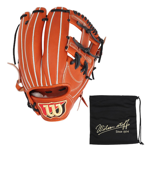 ウイルソン（Wilson）硬式用グラブ 内野手用 野球グローブ 一般 スタッフ DUAL DS WBW102892