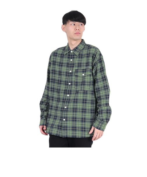 WASSUP（WASSUP）ベーシック フランネル チェックシャツ 2321-11115-00230