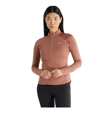 ニューバランス(new balance)Sport Essentials プレミアムヒートグリッドハーフジップ 長袖シャツ WT43200SWA