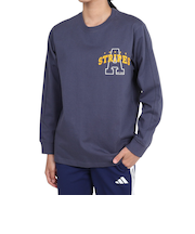 アディダス（adidas）ジュニア カレッジパック ルーズフィット シングルジャージー 長袖Tシャツ KPX89-JP4902