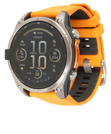 ガーミン（GARMIN）fenix 8 Sapphire AMOLED 47mm フラッグシップGPSウォッチ Or 010-02904-17 スポーツウォッ…
