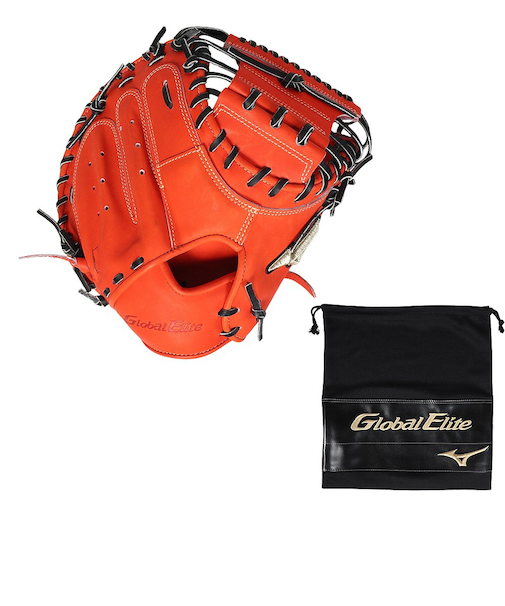 ミズノ（MIZUNO）硬式用 グラブ 捕手用 グローバルエリート 號SAKEBI M-R型 野球グローブ 一般 1AJCH30310 5209