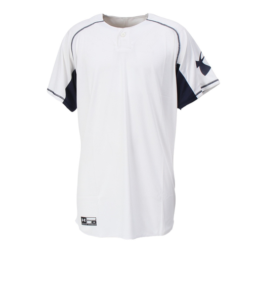 アンダーアーマー（UNDER ARMOUR）野球ウェア 1ボタン 半袖Tシャツ