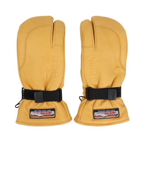 Hestra ミトングローブ 7サイズ ホワイト/イエロー 【公式通販】