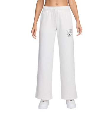 ナイキ（NIKE）スポーツウェア クラブフリース ミッドライズ グラフィック ワイドパンツ HJ0870-051