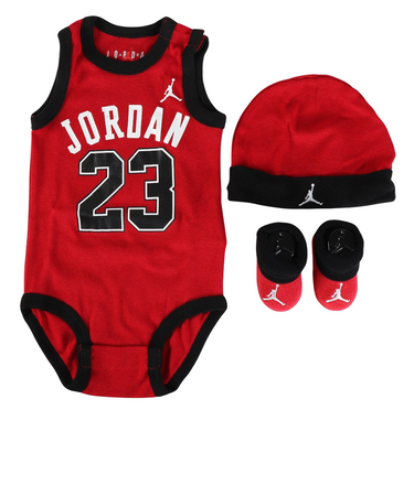 ベビー ハット・ボディースーツ・ソックス 3ピースセット MJ0208-R78