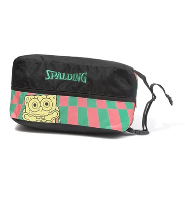 スポルディング（SPALDING）シューズバッグ スポンジ・ボブ チェッカーフラッグ 42-002SBC