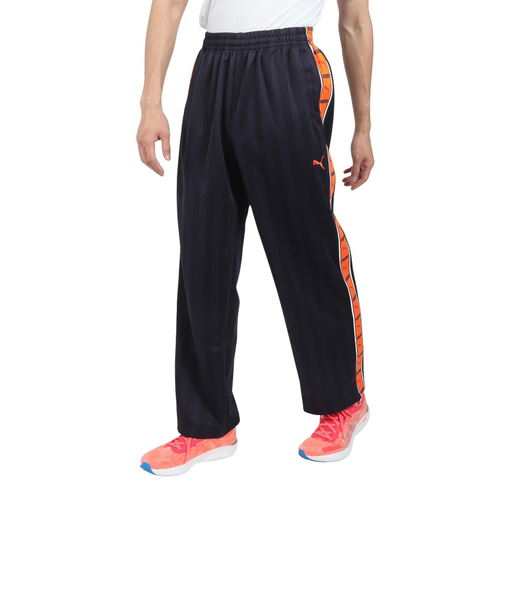 プーマ（PUMA）トレーニング シャドウ ストライプ ニット パンツ 527755 61 NVY