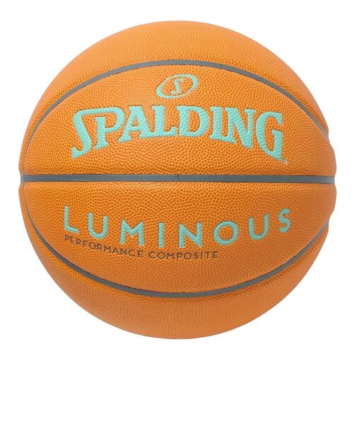 スポルディング（SPALDING）バスケットボール 6号球 ルミナス 合成皮革 ブラウン×ミント 77-984J