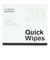 シューズ用合成洗剤浸透シート QUICK WIPES 30枚入り 130320