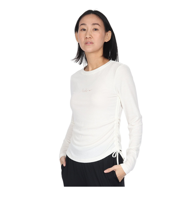 ナイキ（NIKE）リブ ロングスリーブ クロップドトップ HV5026-133