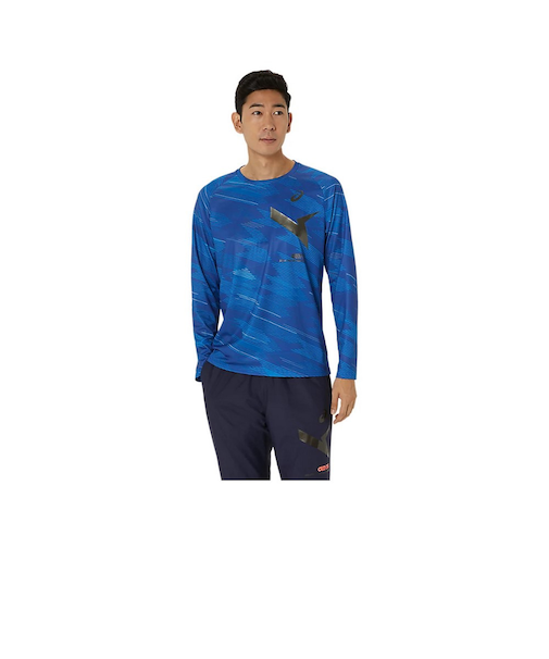 アシックス（ASICS）AIM-TRG ドライ グラフィック長袖シャツ 2031E716.401