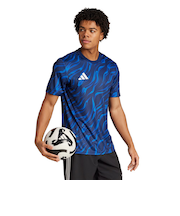 アディダス（adidas）サッカーウェア プラクティス グラフィック 半袖シャツ JVV10-JL9522