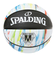 スポルディング（SPALDING）バスケットボール 7号球 マーブル ブラック×ホワイト ラバー 84-404Z