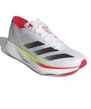アディダス（adidas）ランニングシューズ アディゼロ タクミセン 10 ホワイト IH5712 スニーカー トレーニングシューズ 部活 軽量 クッション