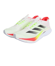 アディダス（adidas）ランニングシューズ アディゼロ ボストン 12 ホワイト JQ2552 スニーカー トレーニングシューズ 部活 クッション 軽量 厚…