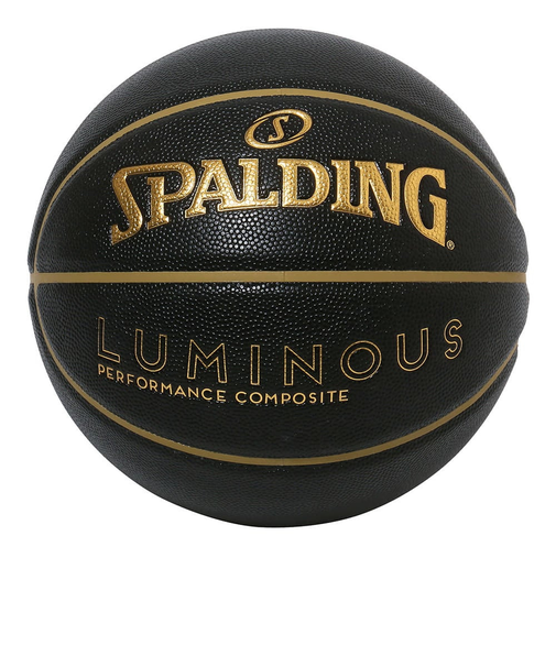 スポルディング（SPALDING）バスケットボール 6号球 ルミナス 77-982J ブラック×ゴールド