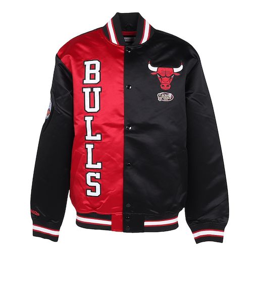 ライト サテン ジャケット NBA シカゴ ブルズ OJBF5523-CBUBLCK