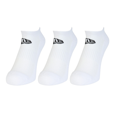 ニューエラ（NEW ERA）ソックス ショート 3足組 ホワイト 14518166
